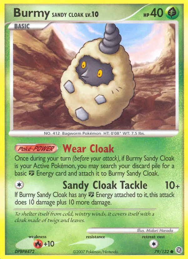 Burmy Sandy Cloak #79 Secret Wonders Pokemon card