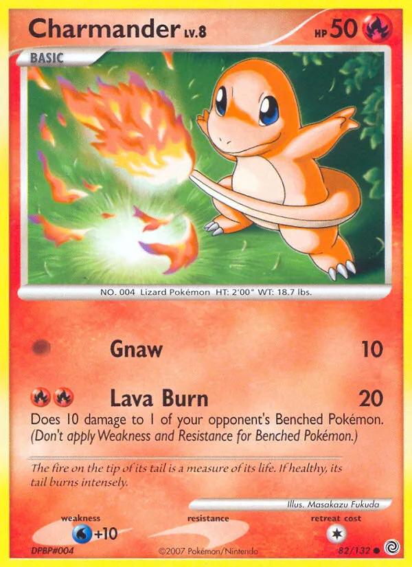 Charmander #82 Secret Wonders Pokemon card