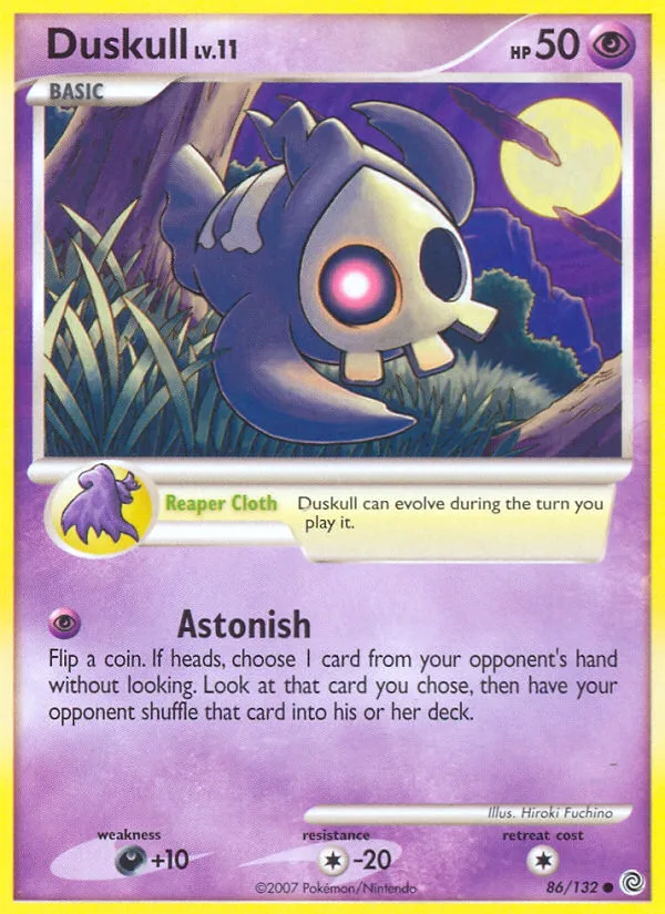 Duskull #86 Secret Wonders Pokemon card
