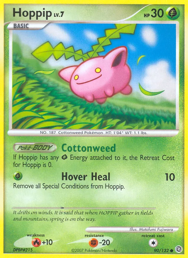 Hoppip #90 Secret Wonders Pokemon card