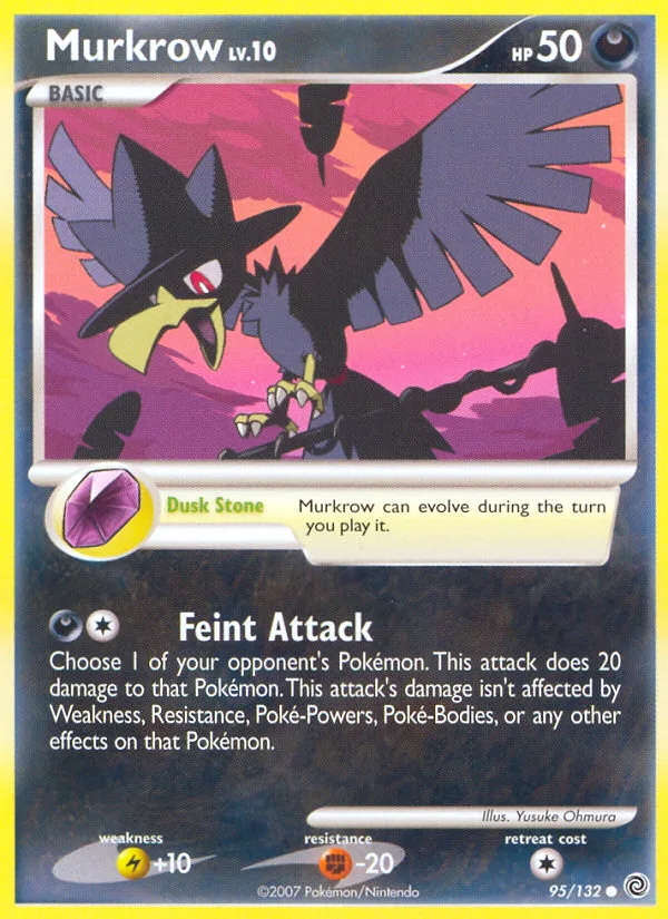 Murkrow #95 Secret Wonders Pokemon card