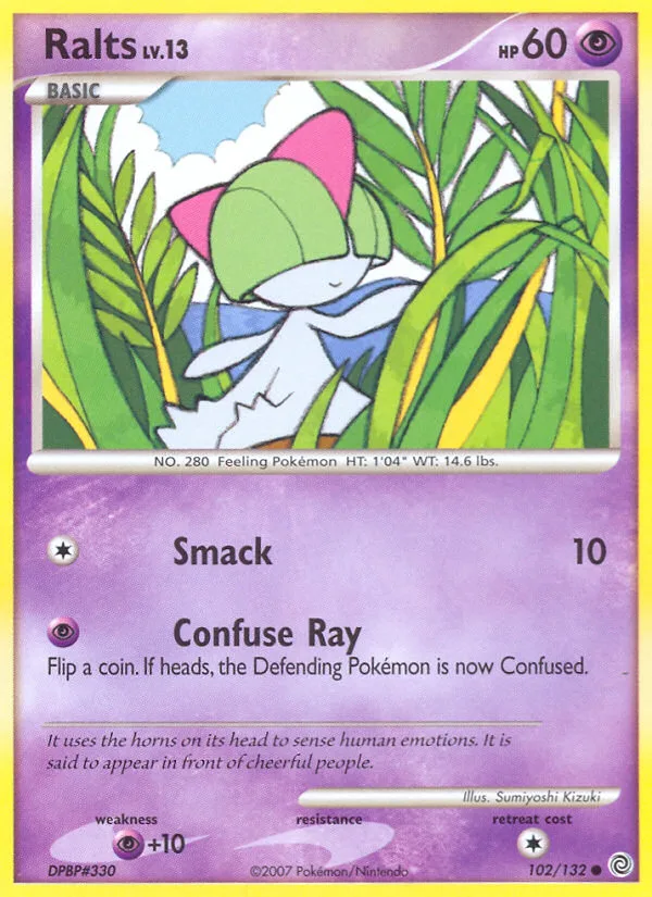 Ralts #102 Secret Wonders Pokemon card
