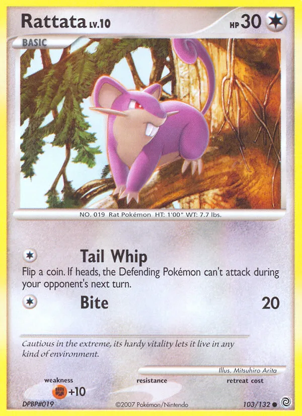 Rattata #103 Secret Wonders Pokemon card