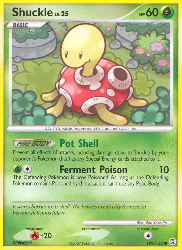 Shuckle #109 Secret Wonders Pokemon card