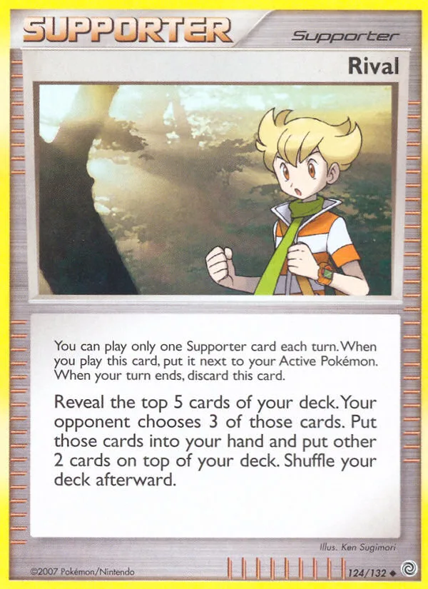 Rival #124 Secret Wonders Pokemon card