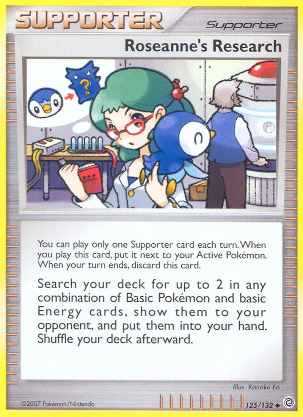 Roseanne's Research #125 Secret Wonders Pokemon card