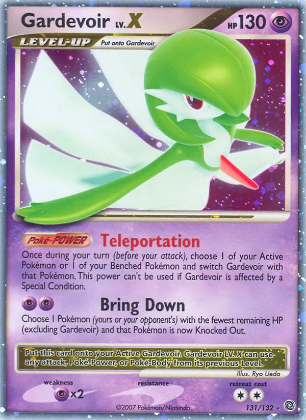Gardevoir LV.X #131 Secret Wonders Pokemon card