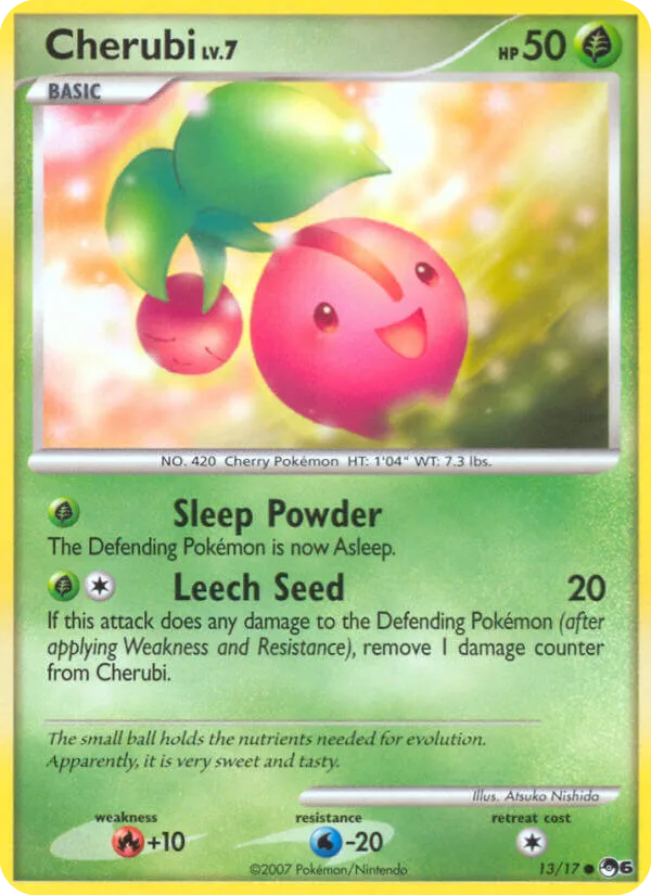 Cherubi #13 POP Series 6 Pokemon card