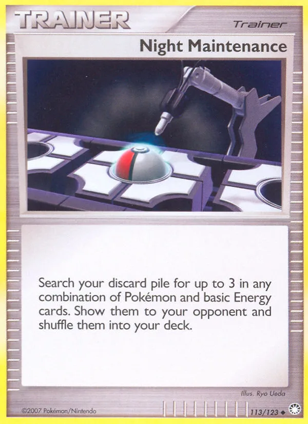 Night Maintenance #113 Mysterious Treasures Pokemon card
