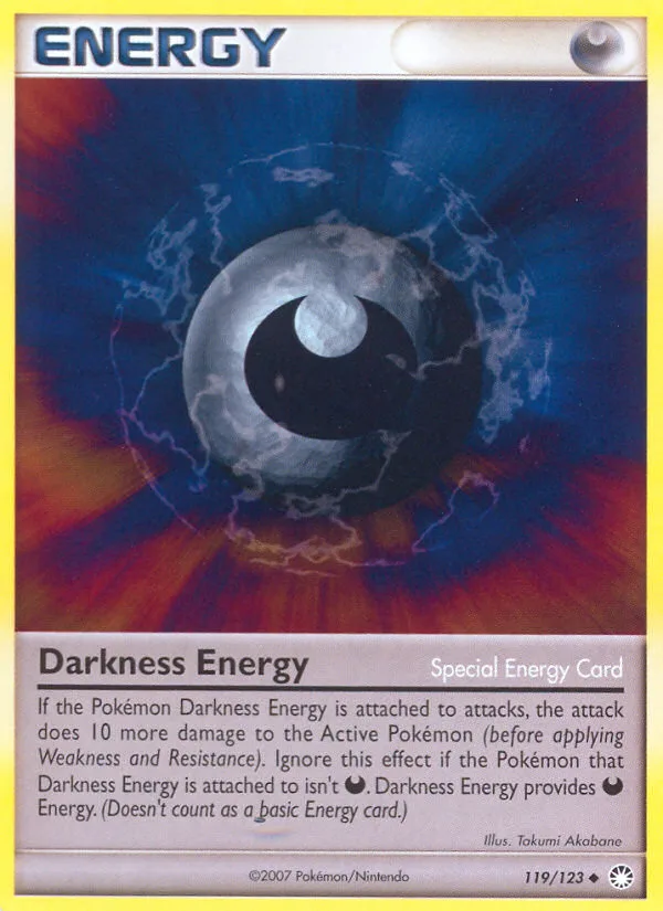 Darkness Energy #119 Mysterious Treasures Pokemon card