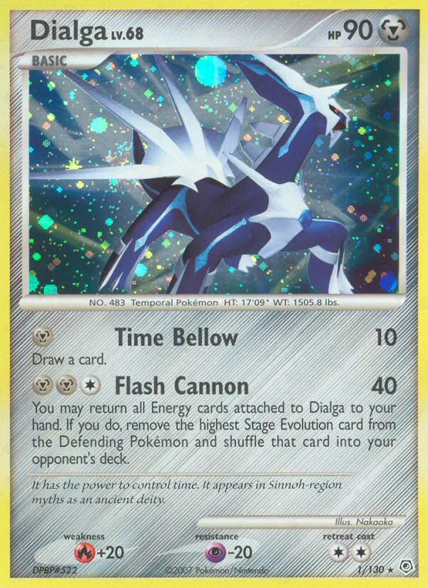 Dialga #1 Diamond & Pearl Pokemon card