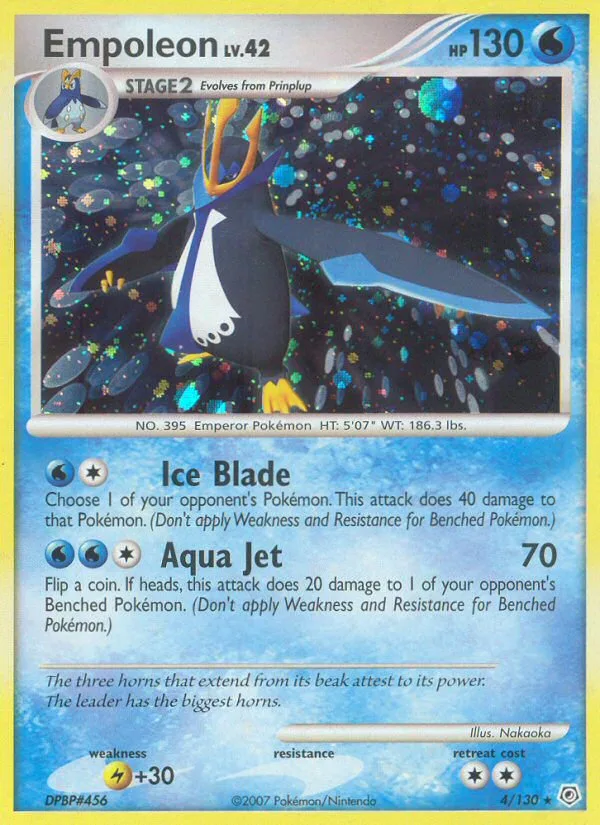 Empoleon #4 Diamond & Pearl Pokemon card