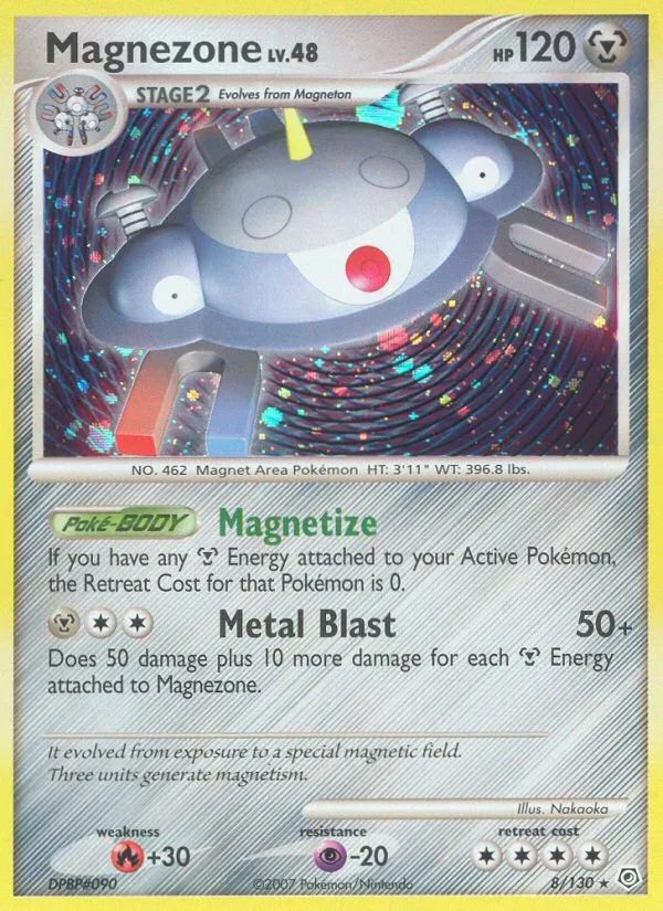Magnezone #8 Diamond & Pearl Pokemon card