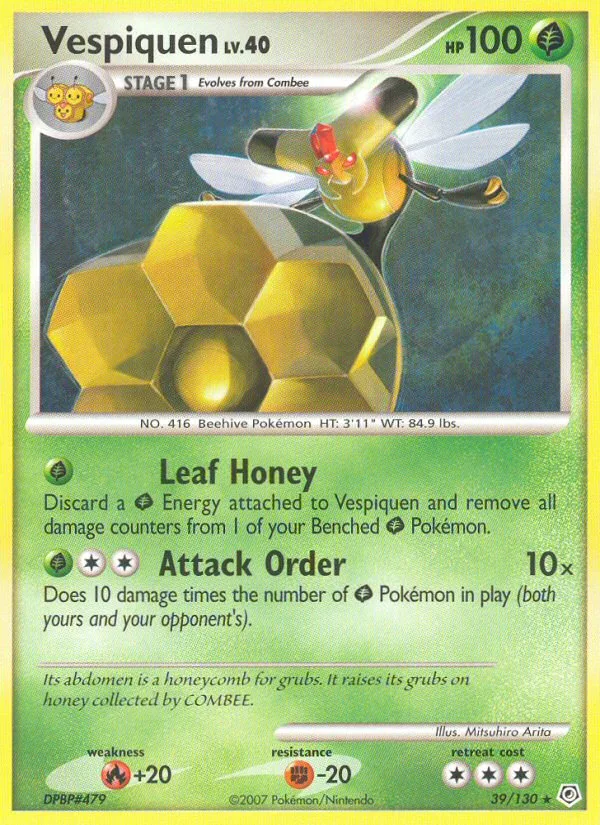 Vespiquen #39 Diamond & Pearl Pokemon card
