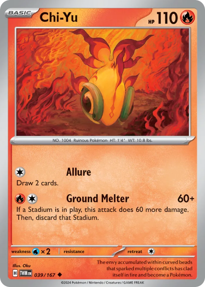 Chi-Yu #39 Twilight Masquerade Pokemon card
