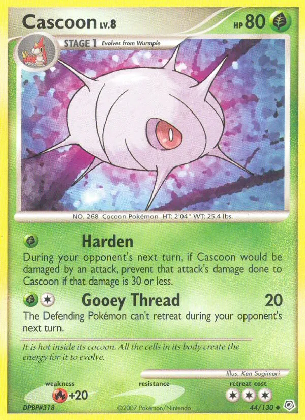 Cascoon Diamond & Pearl card