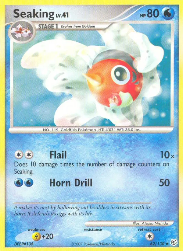 Seaking Diamond & Pearl card