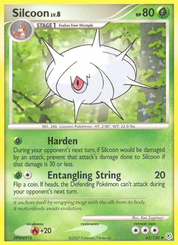 Silcoon Diamond & Pearl card