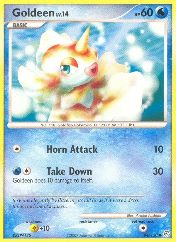 Goldeen Diamond & Pearl card