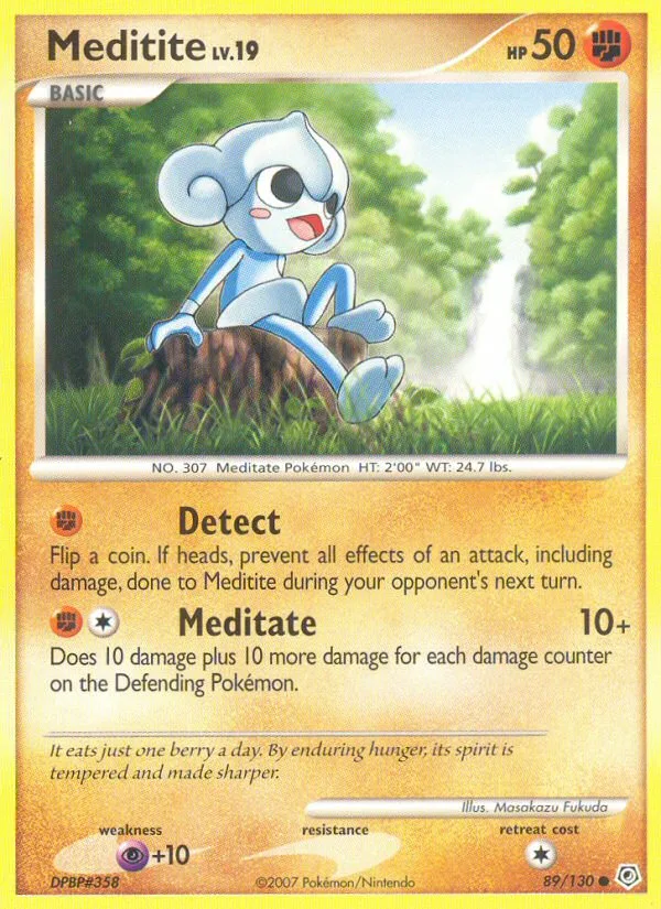 Meditite Diamond & Pearl card