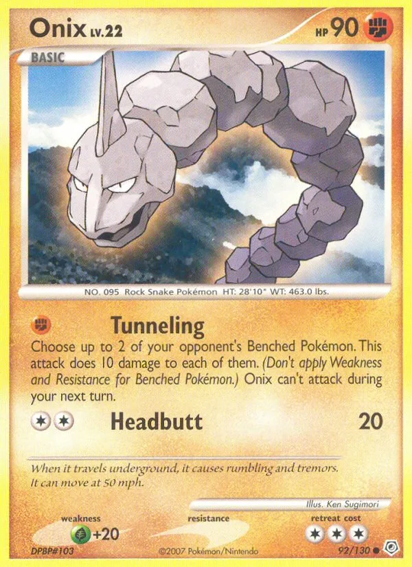 Onix Diamond & Pearl card