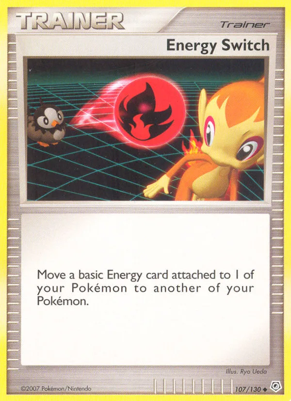 Energy Switch #107 Diamond & Pearl Pokemon card