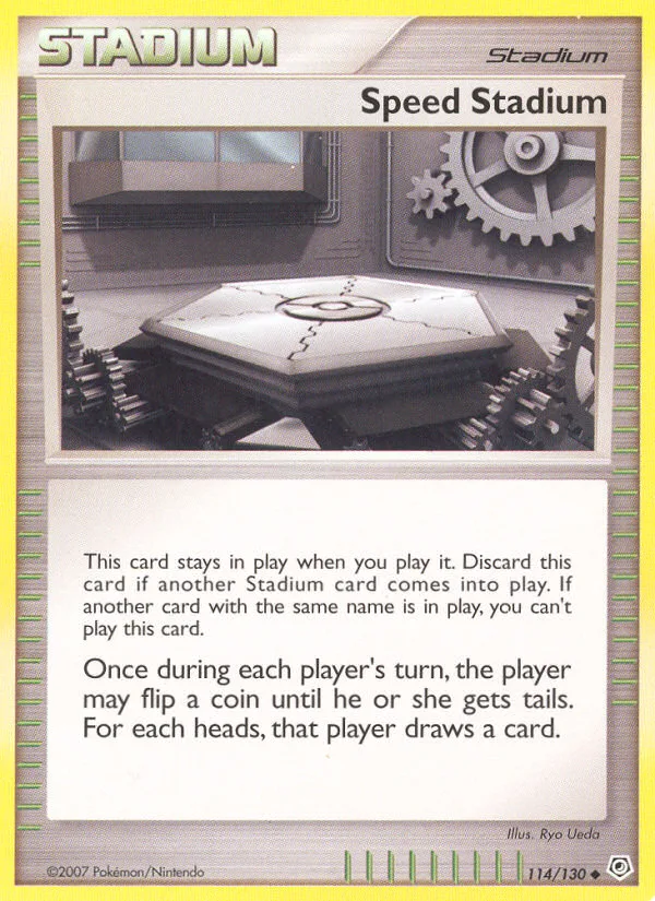 Speed Stadium Diamond & Pearl card