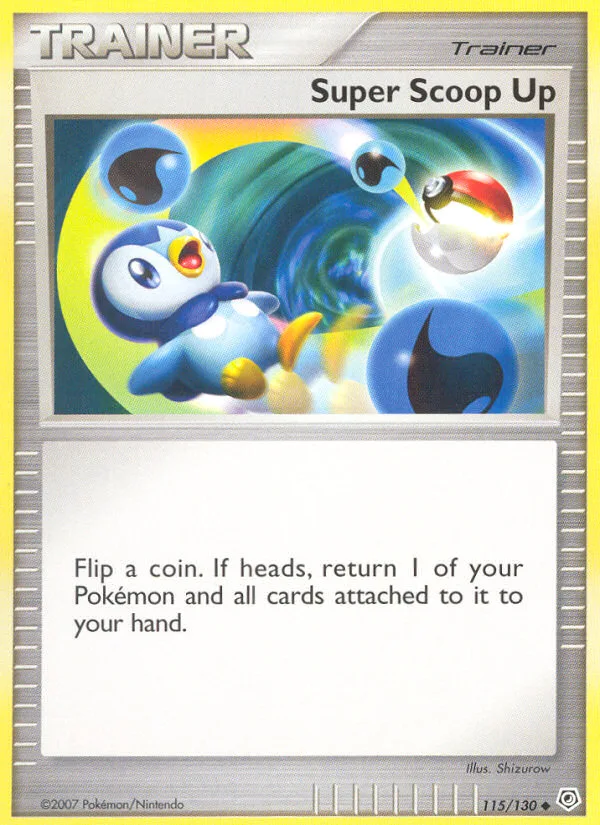Super Scoop Up #115 Diamond & Pearl Pokemon card