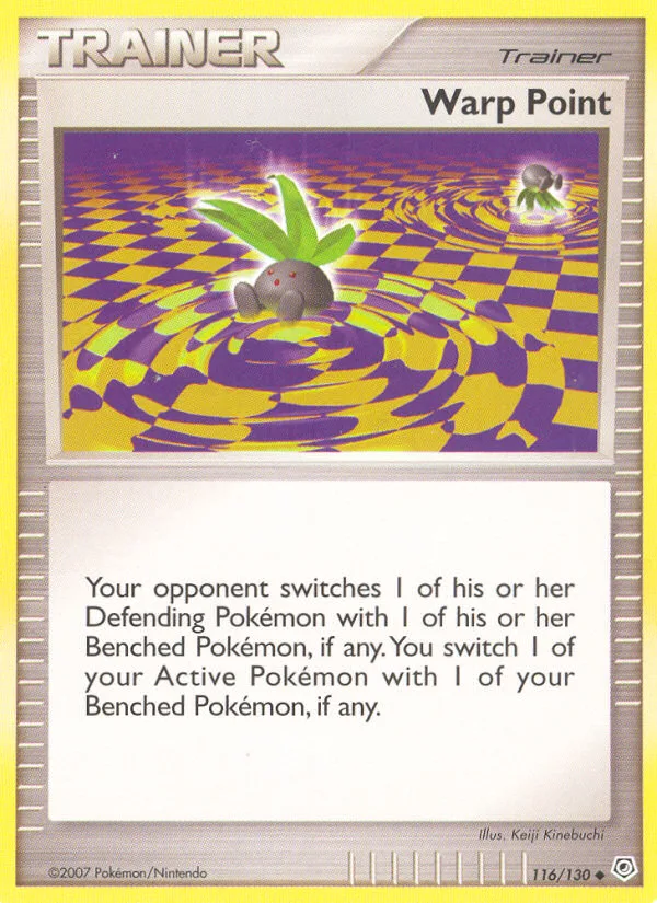 Warp Point Diamond & Pearl card