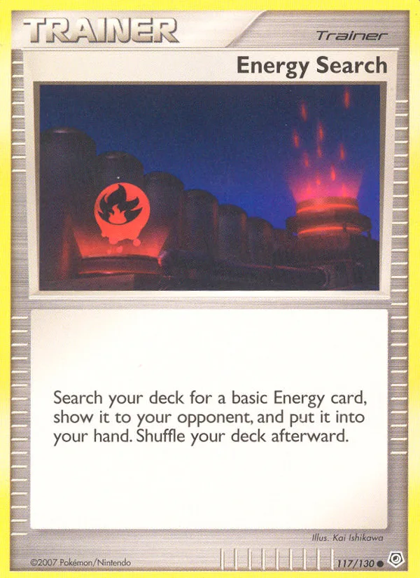 Energy Search Diamond & Pearl card