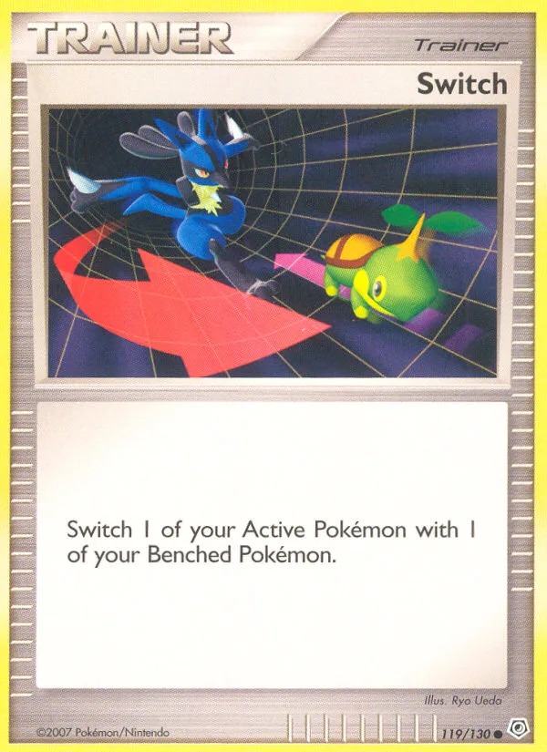 Switch #119 Diamond & Pearl Pokemon card