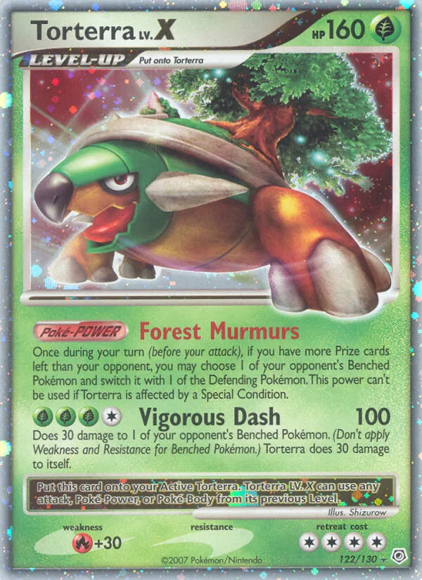 Torterra LV.X #122 Diamond & Pearl Pokemon card
