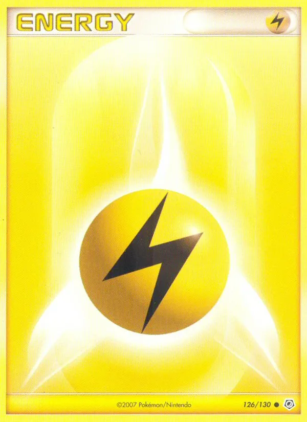 Lightning Energy #126 Diamond & Pearl Pokemon card