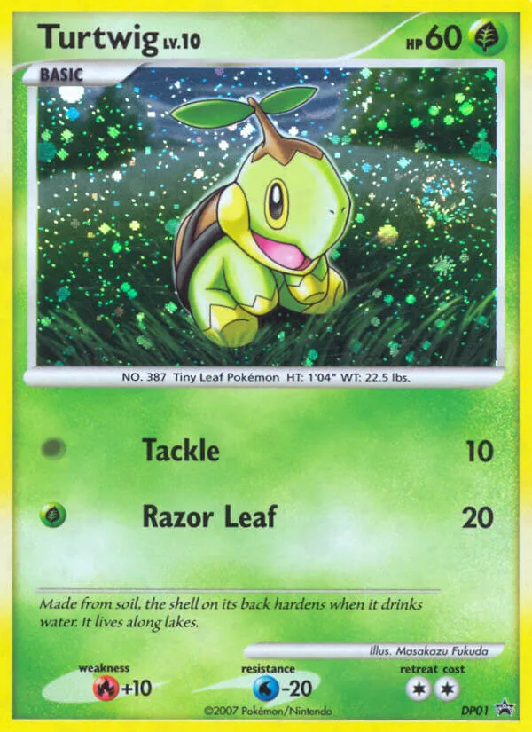 Turtwig #DP01 DP Black Star Promos Pokemon card