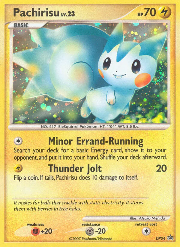 Pachirisu #DP04 DP Black Star Promos Pokemon card
