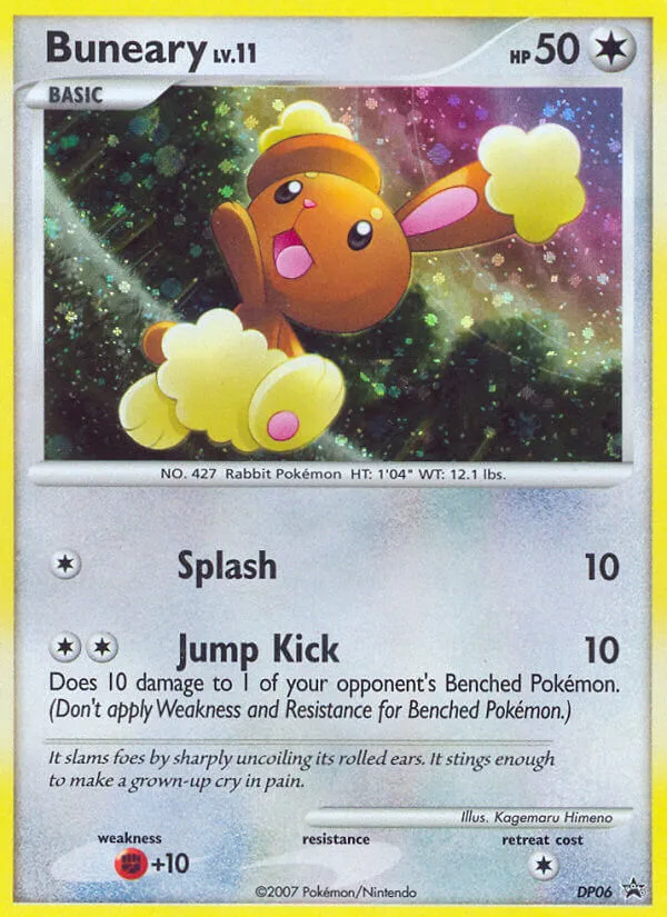 Buneary #DP06 DP Black Star Promos Pokemon card
