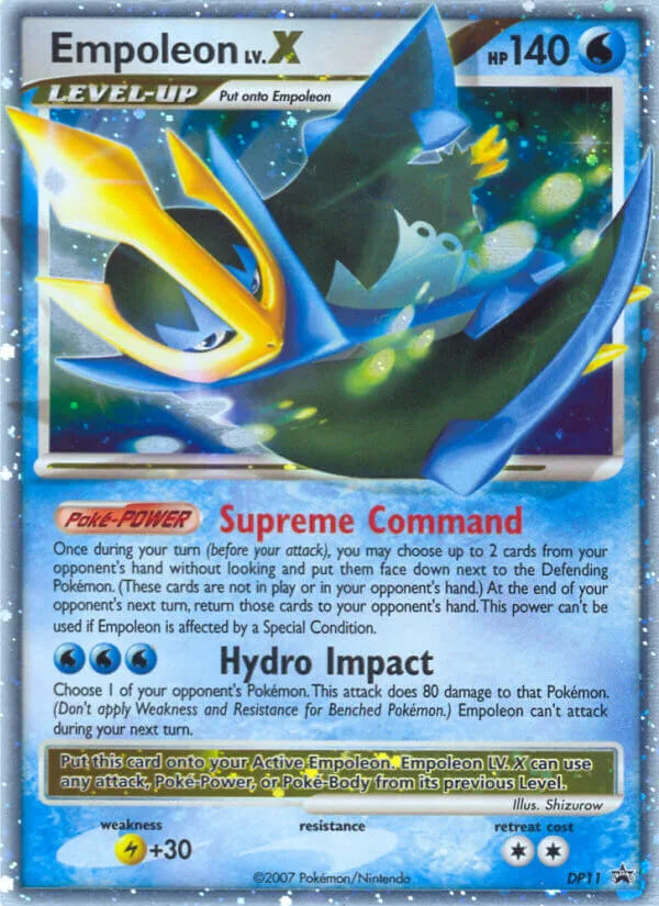 Empoleon LV.X #DP11 DP Black Star Promos Pokemon card