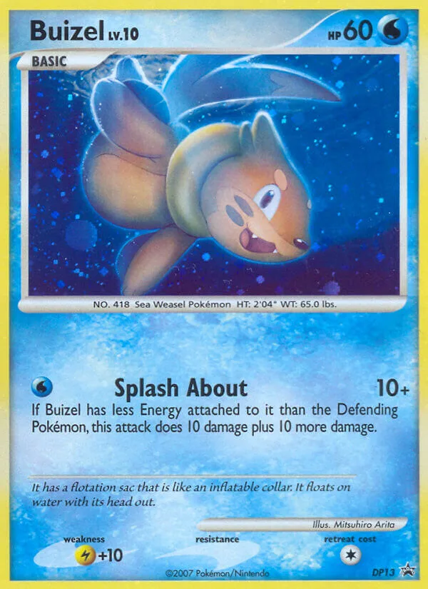 Buizel #DP13 DP Black Star Promos Pokemon card