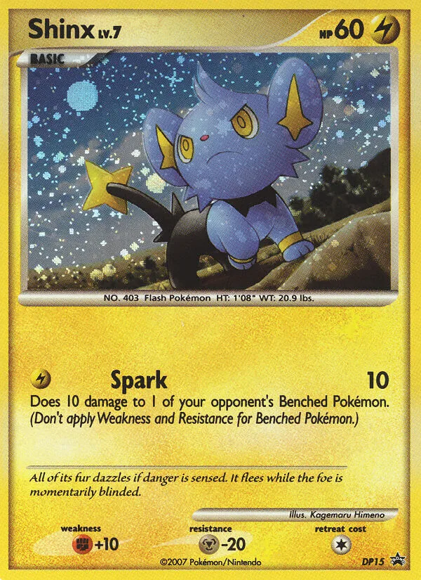 Shinx #DP15 DP Black Star Promos Pokemon card