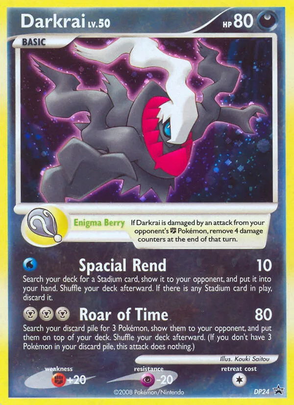 Darkrai #DP24 DP Black Star Promos Pokemon card