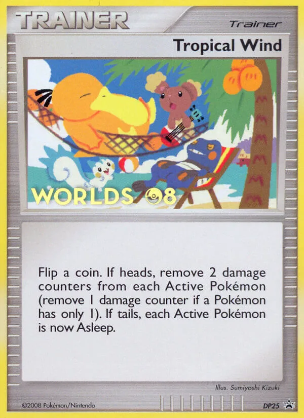 Tropical Wind #DP25 DP Black Star Promos Pokemon card