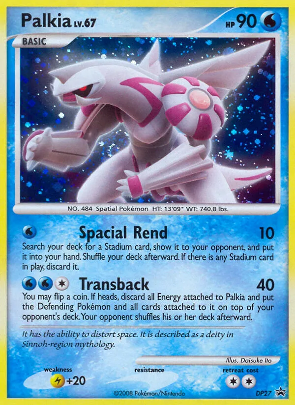 Palkia #DP27 DP Black Star Promos Pokemon card