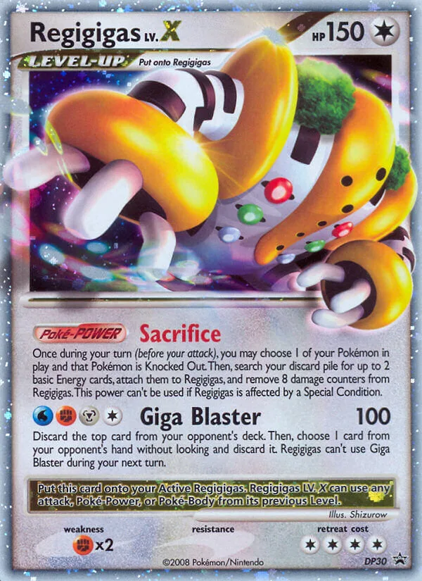 Regigigas LV.X #DP30 DP Black Star Promos Pokemon card