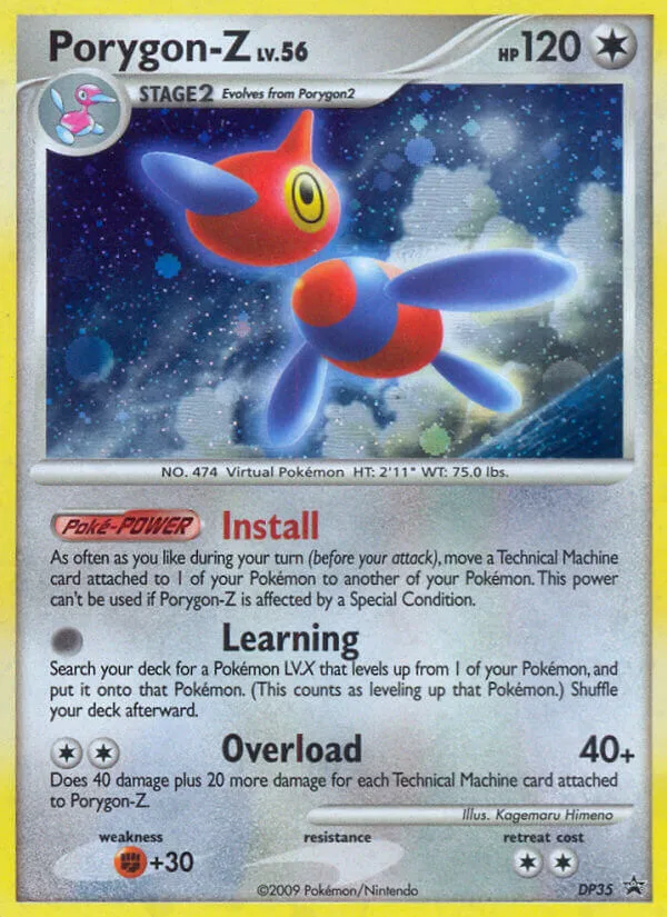 Porygon-Z #DP35 DP Black Star Promos Pokemon card
