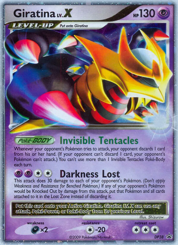 Giratina LV.X #DP38 DP Black Star Promos Pokemon card