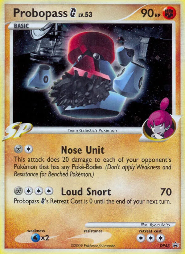 Probopass G #DP43 DP Black Star Promos Pokemon card