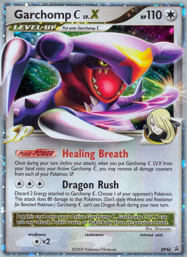 Garchomp C LV.X #DP46 DP Black Star Promos Pokemon card