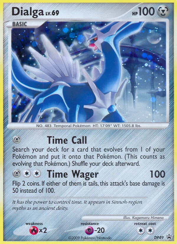 Dialga #DP49 DP Black Star Promos Pokemon card