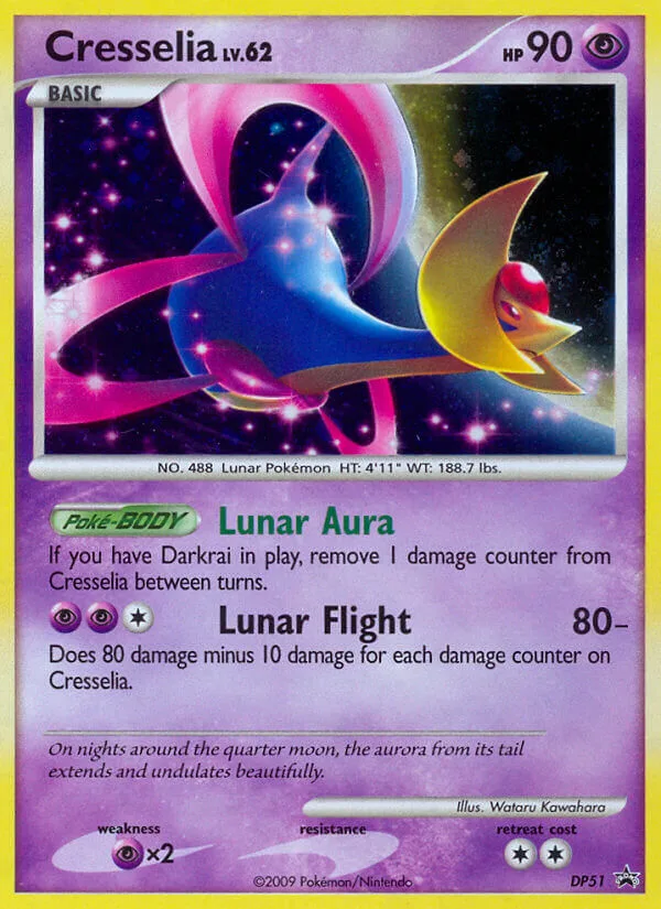 Cresselia #DP51 DP Black Star Promos Pokemon card