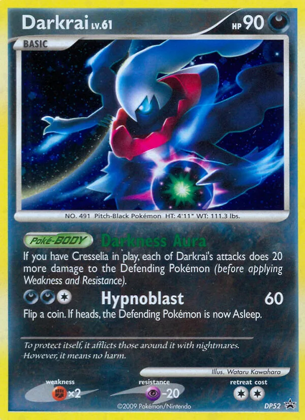 Darkrai #DP52 DP Black Star Promos Pokemon card